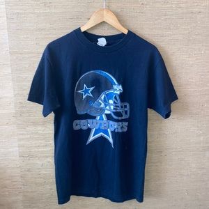 🐎🏈 DALLAS COWBOYS Medium Blue 1990s / 2000s Vintage Tee Shirt 🏈🏆